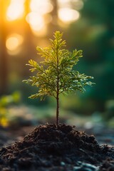 Sustainable Seedling Growth in Net Zero Renewable Environment Community Efforts