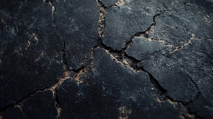 Obraz premium Realistic Asphalt Texture, Borken and Cracked