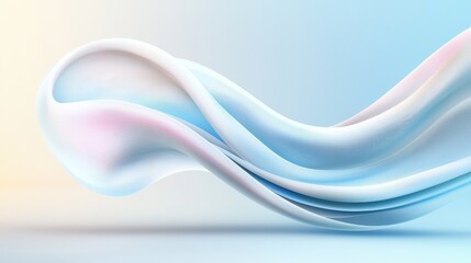 Naklejka premium A sophisticated light blue vector background with minimalistic features and fluid transitions, ideal for digital branding, advertising, and artistic presentations.