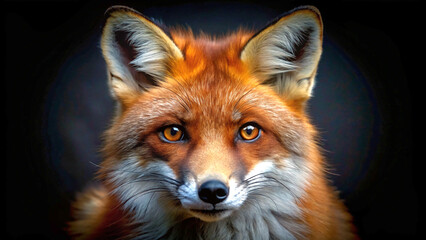 Obraz premium red fox vulpes. fox, animal, wildlife, red fox, mammal, red, vulpes vulpes, nature, wild, fur, predator, vulpes, portrait, cute, white, cub, canine, face, young, wild animal, hunter, hunting, standing