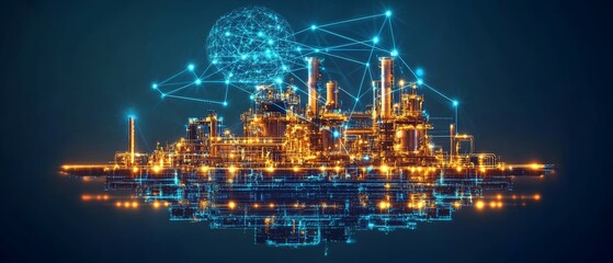 Obraz premium The Mirror Factory, Digital Twins in Manufacturing