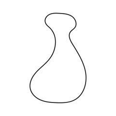 abstract blobs outline for background