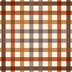 Plaid pattern autumn for fabric.brown gray orange yellow color.illustration vector.
