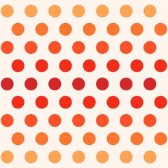 Polka dot autumn.yellow orange red color.illustration vector.for web design baby shower card scrapbooks.
