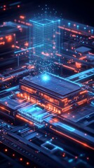 Obraz premium The Mirror Factory, Digital Twins in Manufacturing