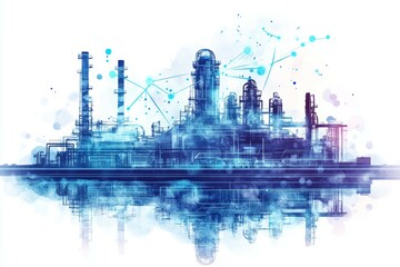 Obraz premium The Mirror Factory, Digital Twins in Manufacturing