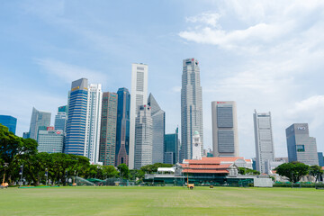 Obraz premium city skyline and skyscrapers