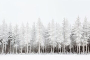 Snow forest treeline landscape backgrounds outdoors nature.