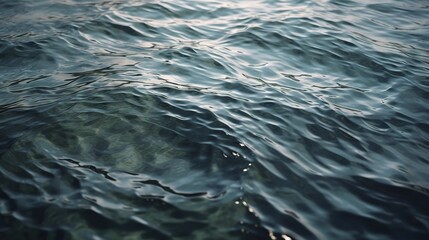 Calm Water Surface with Light Reflections and Texture