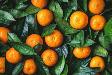 Mandarin Orange Harvest at Organic Market in Greece for Healthy Vitamin-Rich Diet