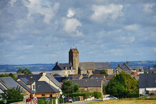 The village of Beauvoir in Normandy, France