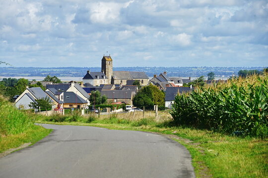 The village of Beauvoir in Normandy, France