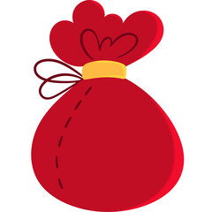 Santa Bag Cartoon