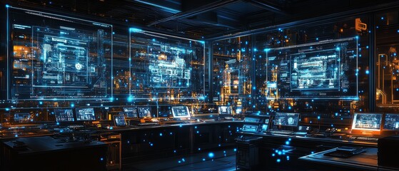 The Virtual Factory Control Room, Digital Twins in Manufacturing