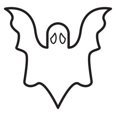 sad haloween ghost