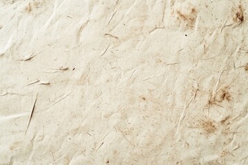 Obraz premium A textured, natural paper surface with fibers and subtle stains.