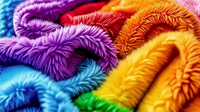 colorful microfiber cloths
