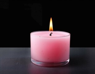 Candle isolated and save as to black backround