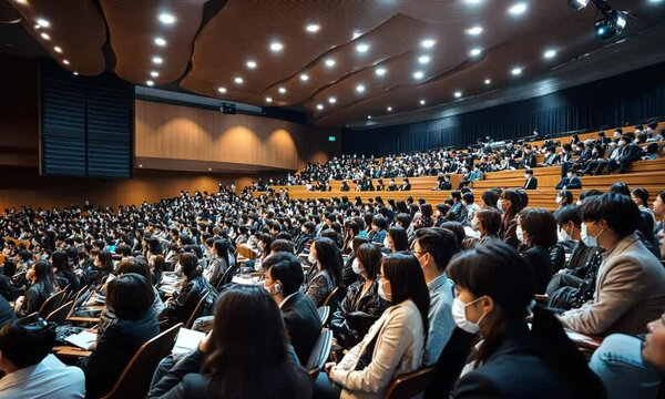 Large Audience in Auditorium