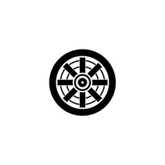 Obraz premium Electric car motor icon isolated on transparent background