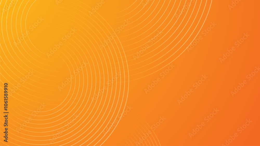 Wall mural circle line background pattern futuristic gradient style