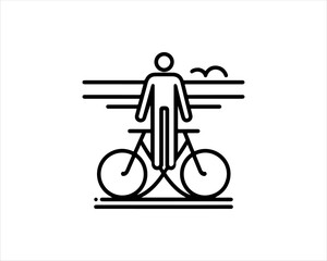 cyclist on a bicycle