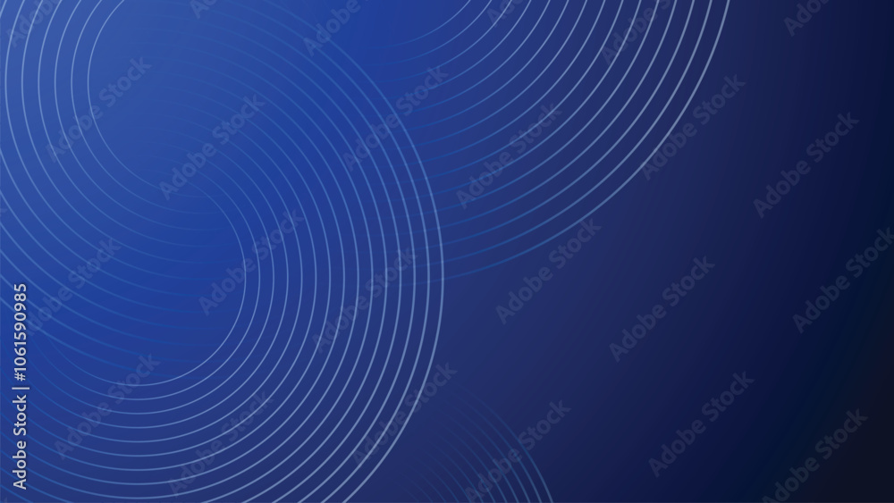 Wall mural circle line background pattern futuristic gradient style