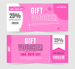 Gift Voucher Template. For gift certificate, coupon and Ticket