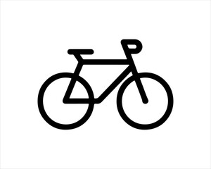 Obraz premium bicycle icon vector illustration