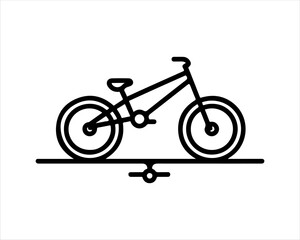 modern bicycle icon illustration