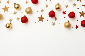 Fototapeta premium Christmas composition christmas backgrounds decoration.