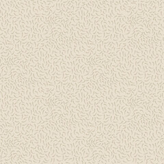 Naklejka premium Abstract textured seamless pattern. Beige repeat cover. Vector hand drawn surface pattern design.