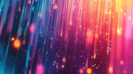 Obraz premium Blurred colorful light gradient. Generative AI