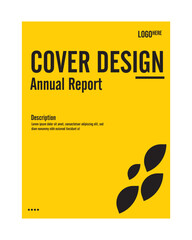 Modern Annual Report Cover Design with Architectural Image