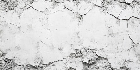 A cracked white wall texture, showcasing wear and age.
