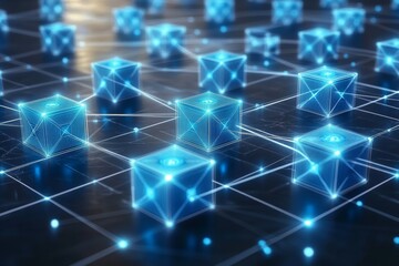Obraz premium The Blockchain of Generosity, Digital Philanthropy and Crowdfunding