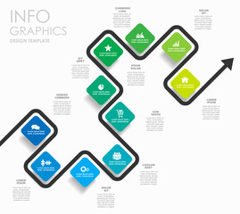 Infographic design template with place for your data. Vector illustration.