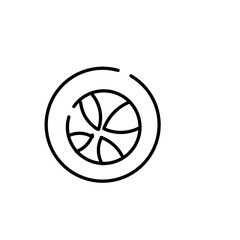 cute black and white car tire icon