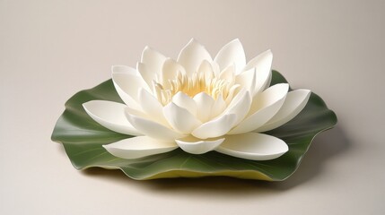 Lotus flower. Generative AI