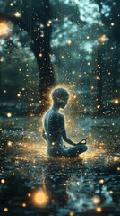 Obraz premium Unplugging the Mind, Digital Detox and Mental Health