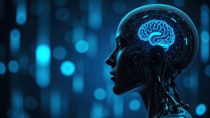 Fototapeta premium Expert assessing machine learning models to mitigate risks and promote ethical AI