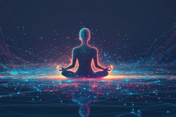 Obraz premium Unplugging the Mind, Digital Detox and Mental Health