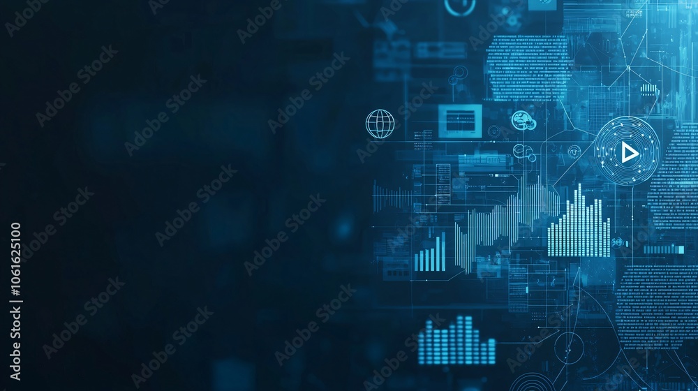 Fototapete explore the future of cryptocurrency with modern illustrations and data visualizations for enhanced 