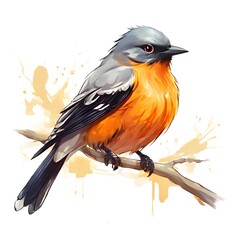 a beautiful animal concept design isolated on white background