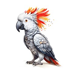 Obraz premium a beautiful animal concept design isolated on white background