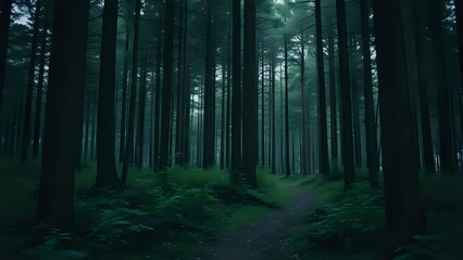 Fototapeta premium The Path Through the Mist