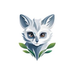Obraz premium a beautiful animal concept design isolated on white background