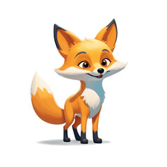 Obraz premium Cute fox