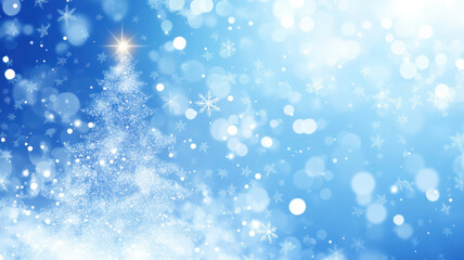Blue Winter Background