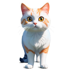 Obraz premium Cute Cat minimal style